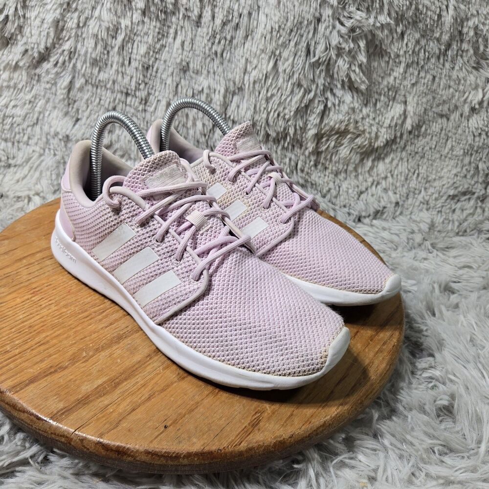 Adidas Cloudfoam QT Racer Running Shoes Womens Size 8.5 Lace Up Casual Sneakers